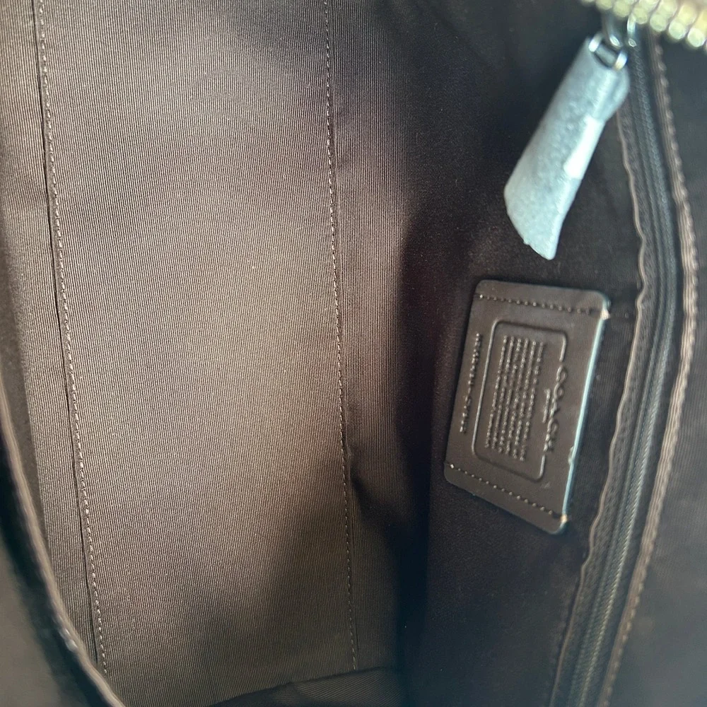 Coach Rowan Satchel Dark Brown Pebbled Leather Crossbody Bag CY962